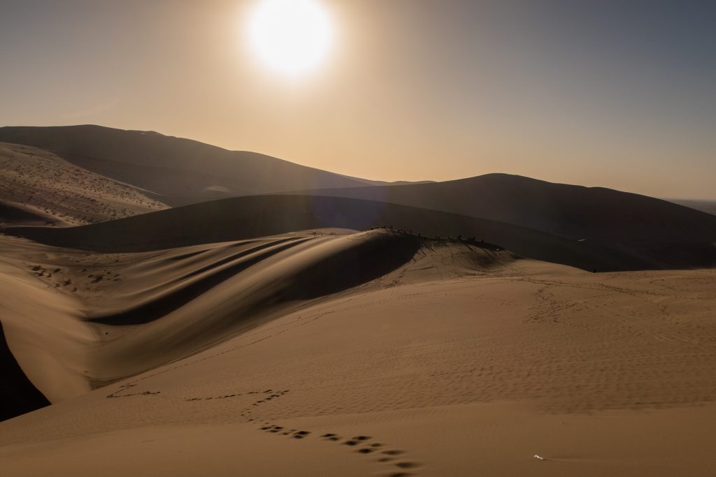 Sanddünen in Dunhuang
