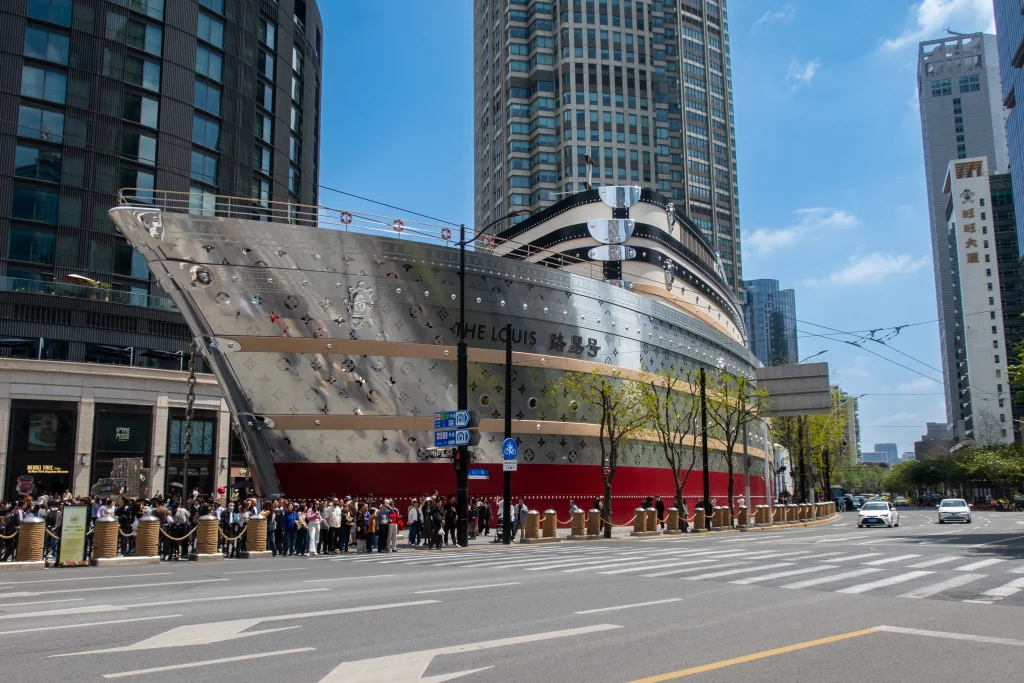The Louis near the Taikoo Hui shopping mall in Shanghai.